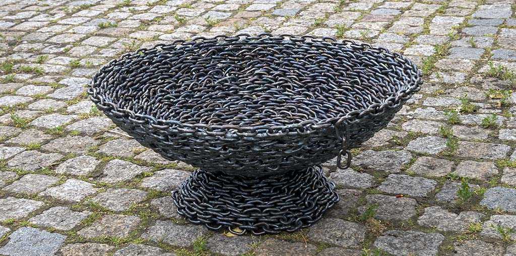 Очаг для костра из цепи